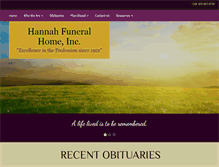 Tablet Screenshot of hannahfh.com